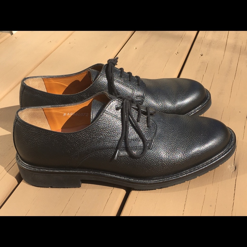 Mephisto “Marlon” Black Leather Oxfords US Size 9D